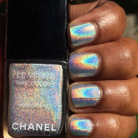 buy chanel holographic nail polish|chanel longwear nails.